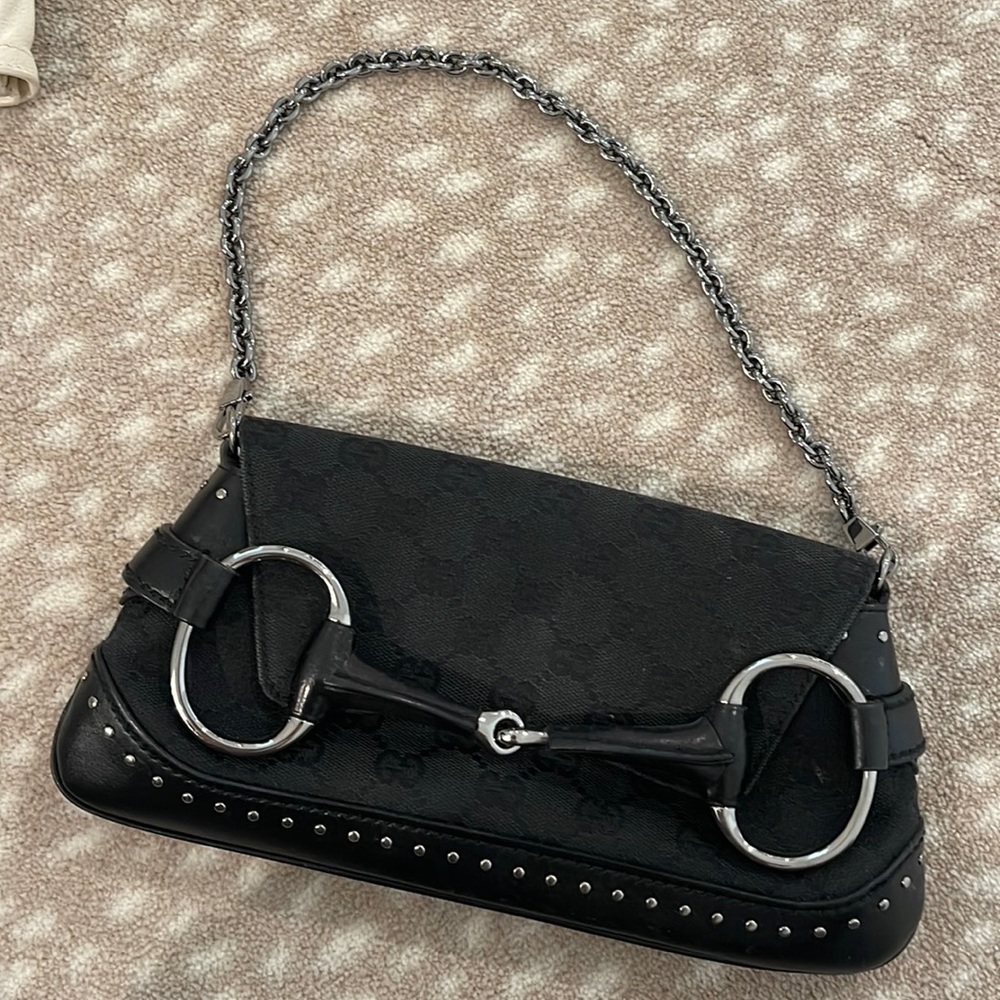 Gucci GG small evening bag with silver hardware